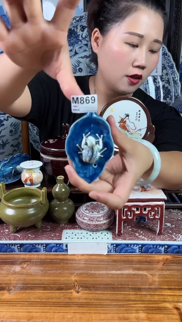 摆件景德镇陶瓷仿古摆件M869