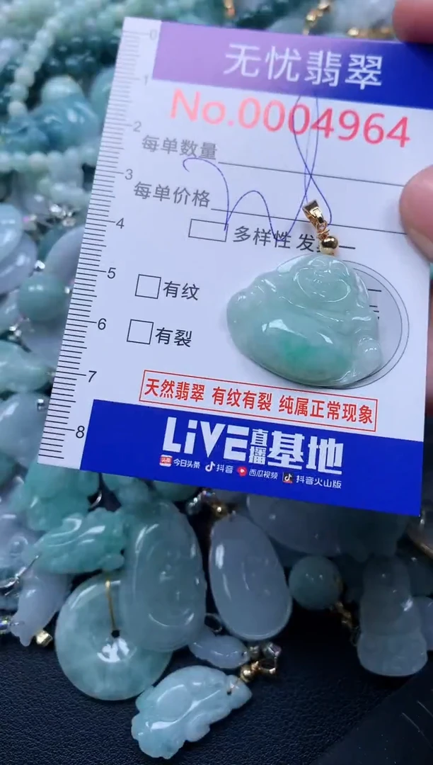 颈饰未镶嵌翡翠4964