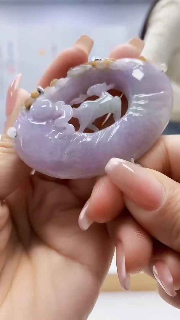 未镶嵌定制翡翠3495ty-毛货挂件78