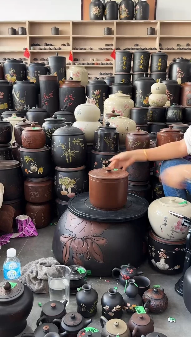 罐瑕疵 古铜色小五饼 633