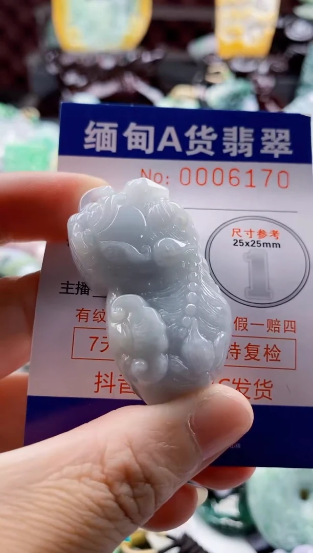 翡翠未镶嵌吊坠(不含链)1