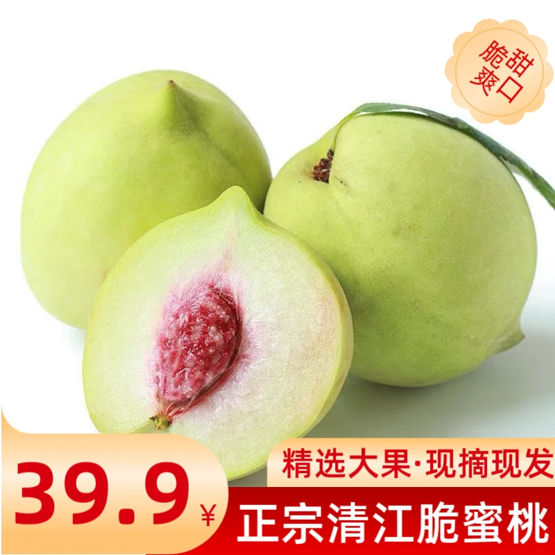 【礼盒装】湖北长阳脆蜜桃新鲜桃子清脆纯甜应季水果现摘现发