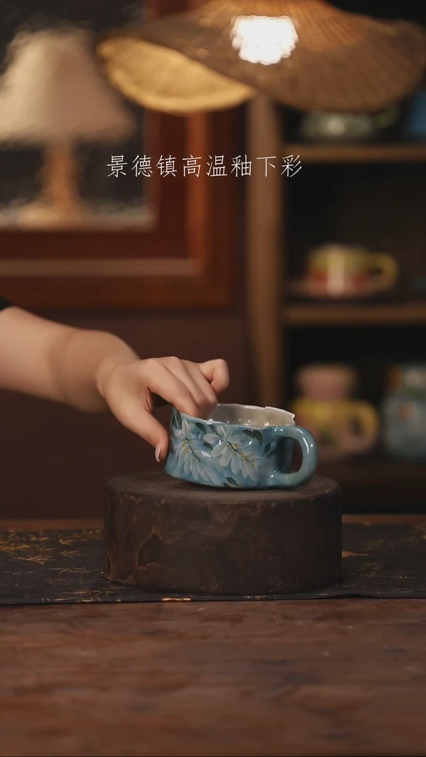 景德镇高温釉下手绘陶瓷376