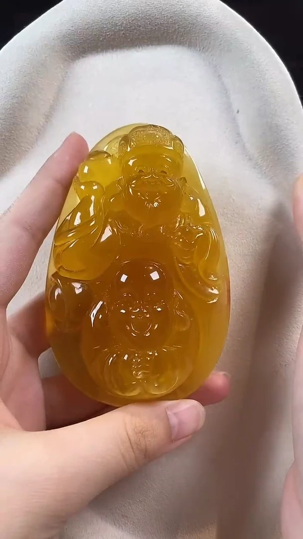 琥珀颈饰未镶嵌吊坠