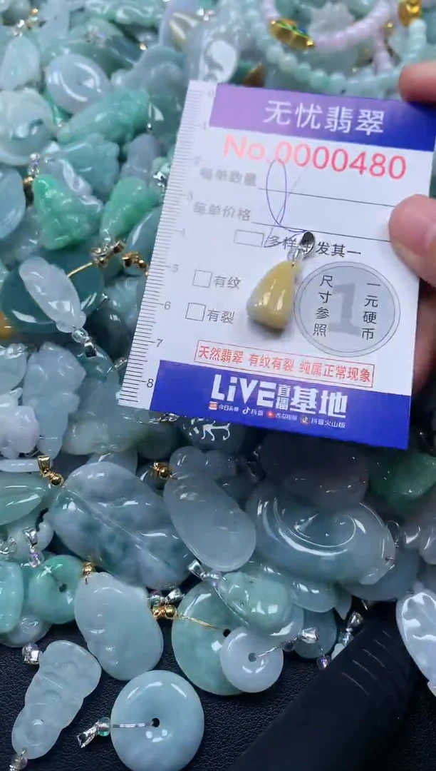 颈饰未镶嵌翡翠480