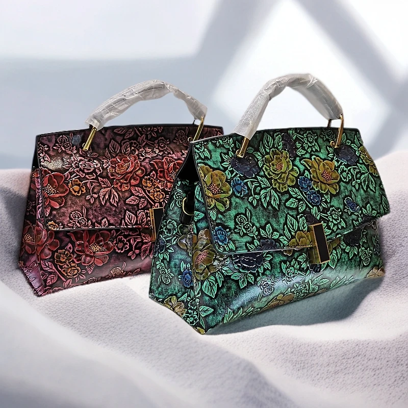 肩包百搭提花印花风