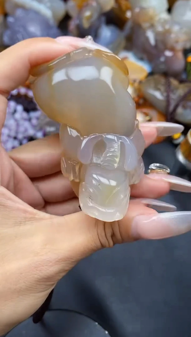 【闪购商品】玛瑙/玉髓颈饰未镶嵌LL