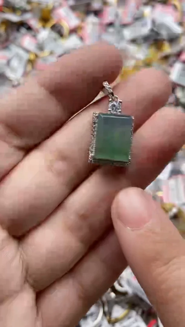 【闪购商品】翡翠戒指银S925镶嵌22222---6