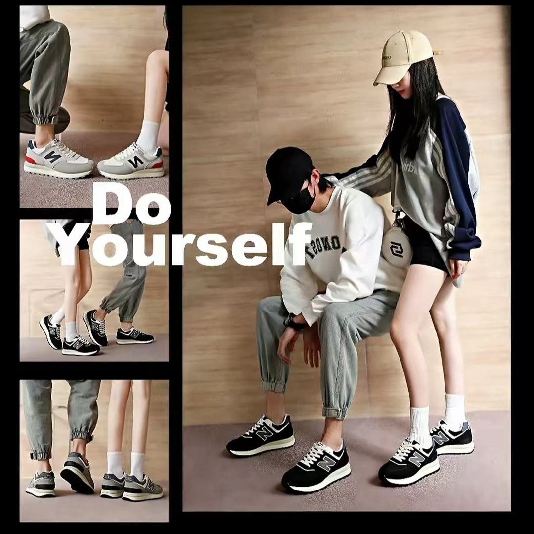 【新百伦】新百伦——574官网经典-男女款情侣设计感休闲老爹鞋YY