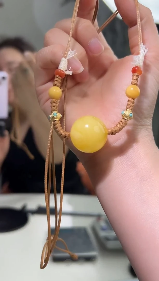 裸石琥珀未镶嵌琥珀蜜蜡吊坠