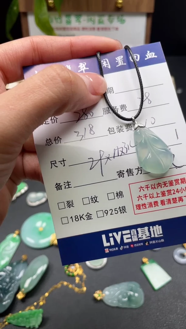 颈饰未镶嵌翡翠阿*莲3003232