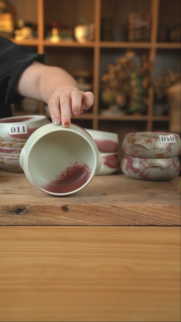 011郎红系列的双耳钵钵1个