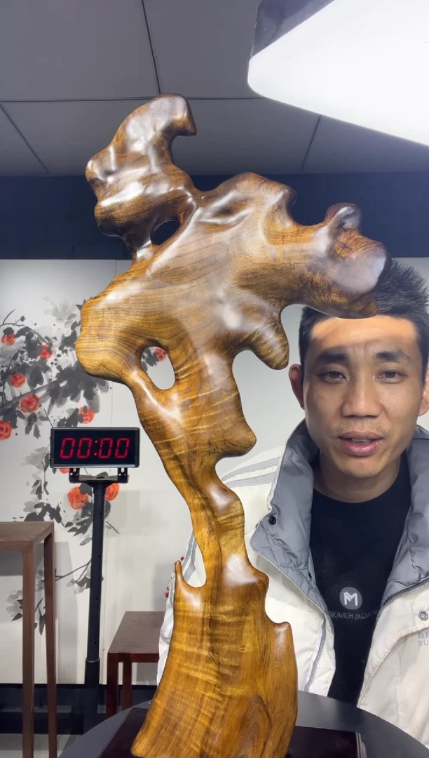 【闪购商品】金丝楠木雕金丝楠木工艺品摆件