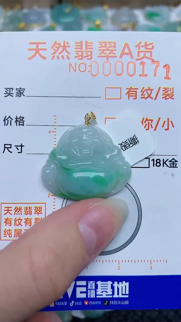 【闪购商品】翡翠颈饰18K金镶嵌453834354