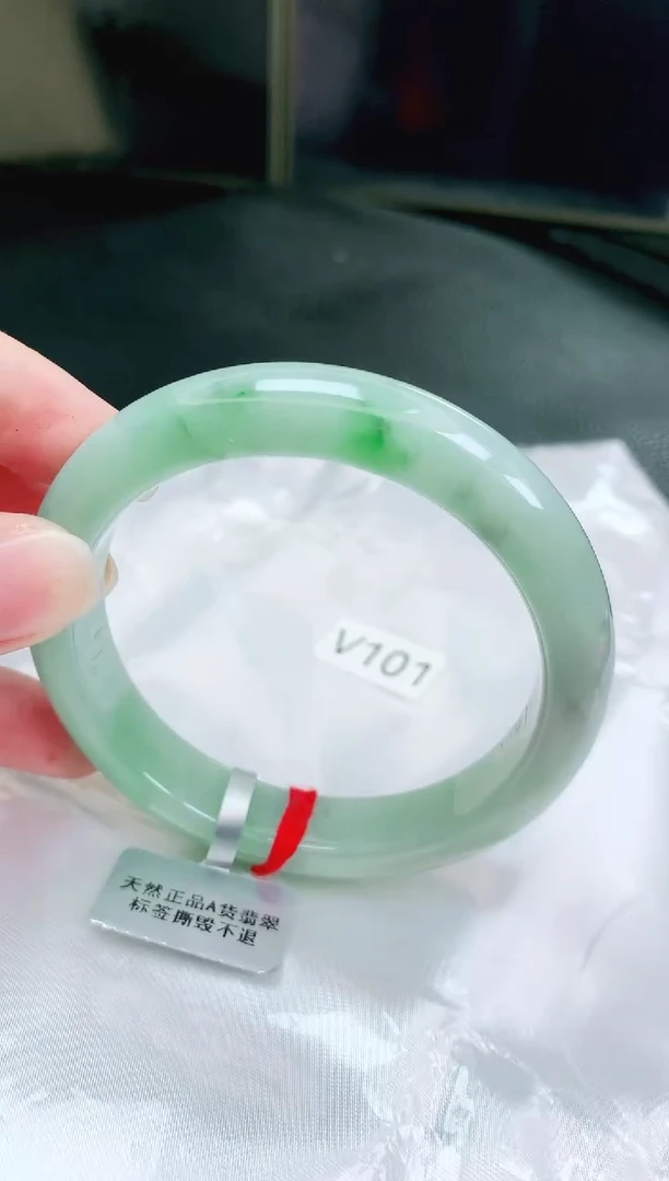 未镶嵌手镯翡翠缅甸天然A货翡翠手镯5758