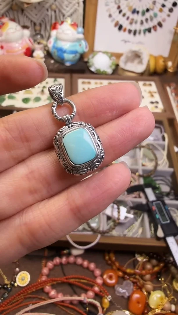 水晶摆件未镶嵌项链