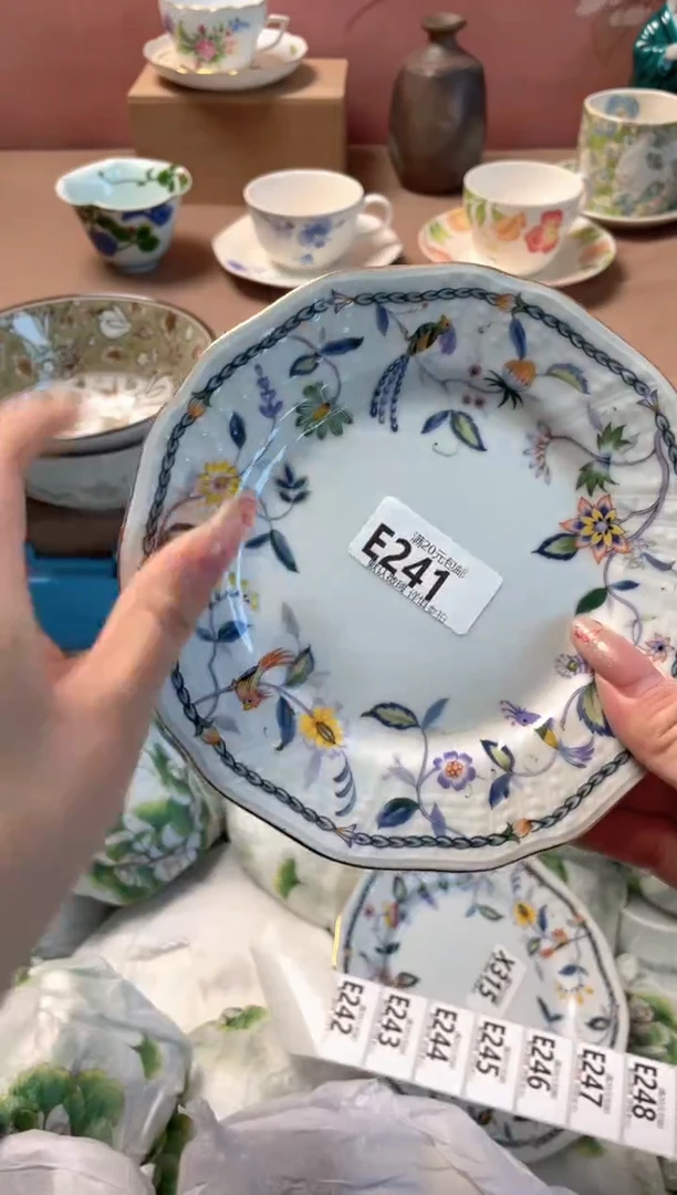 瓷片九*末瓷器瓷器E241