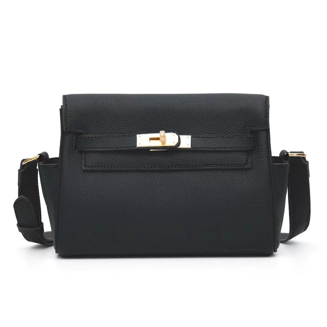 【尚恩CC】J-2589-黑色-轻奢百搭手提腋下新款斜跨女包