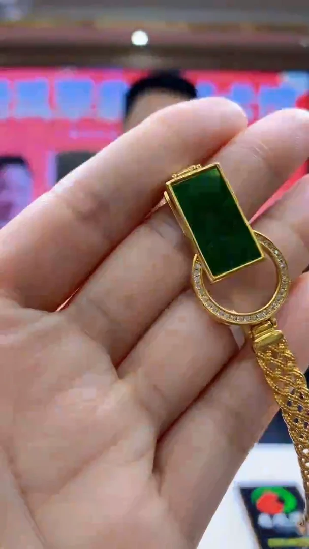 翡翠未镶嵌颈饰1034jj-jj挂件11