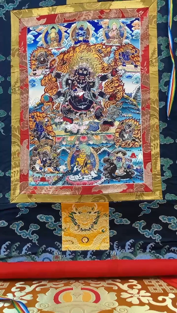 卷轴画1.1 蓝色水波 六臂 30