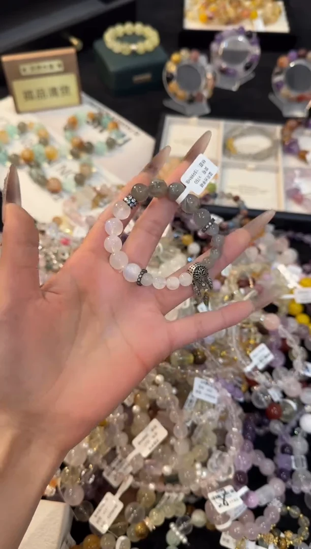 合金手链水晶蓝月光x750