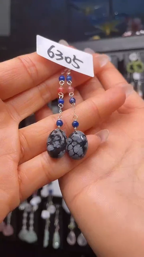 银S925镶嵌耳饰紫晶喜欢拍