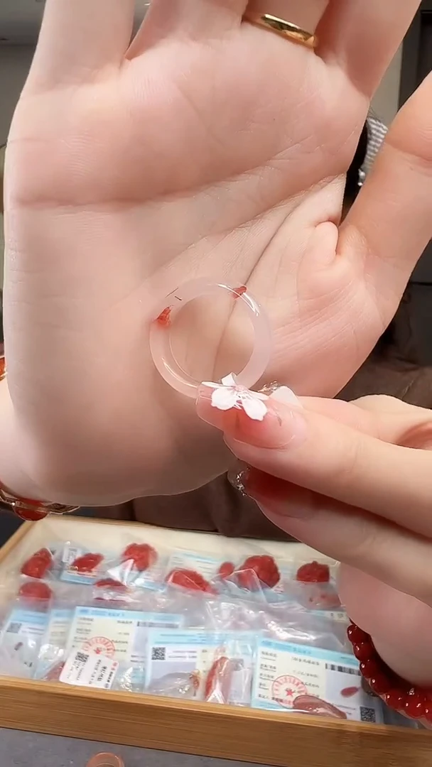 【闪购商品】南红玛瑙戒圈未镶嵌15#