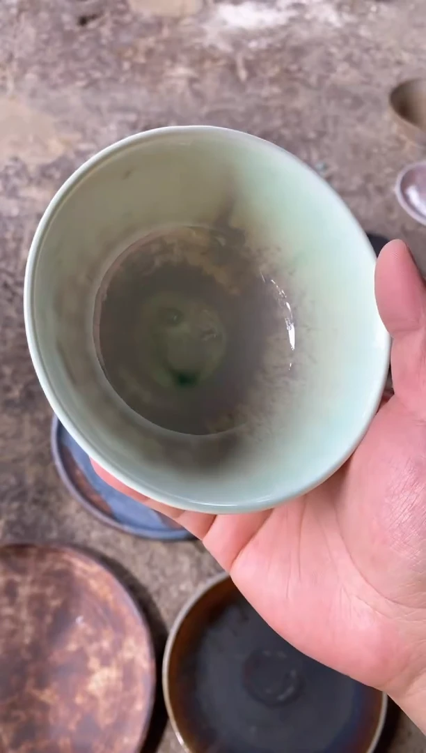 浪鬼家日用陶月***乡白色碗