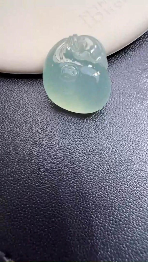 未镶嵌定制翡翠18.2*15.6*8.7钱袋子