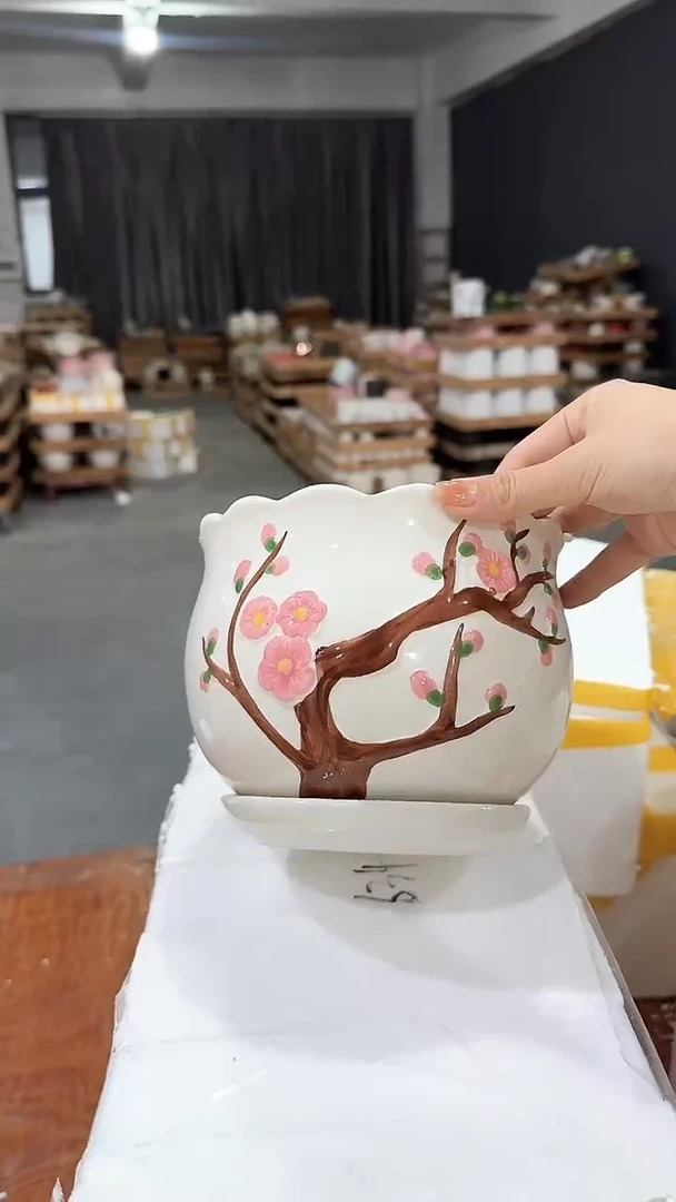 高温陶瓷花盆+A1