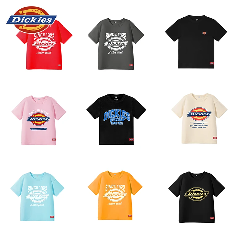 Dickies【夏季清仓合集】圆领短袖合身版夏季百搭T恤上衣男童49-54