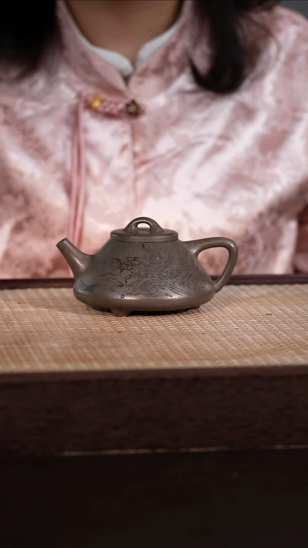 茶壶紫砂青灰紫泥 200cc
