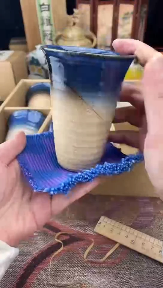 瓷片散瓷默认微瑕，看清尺寸品相再拍