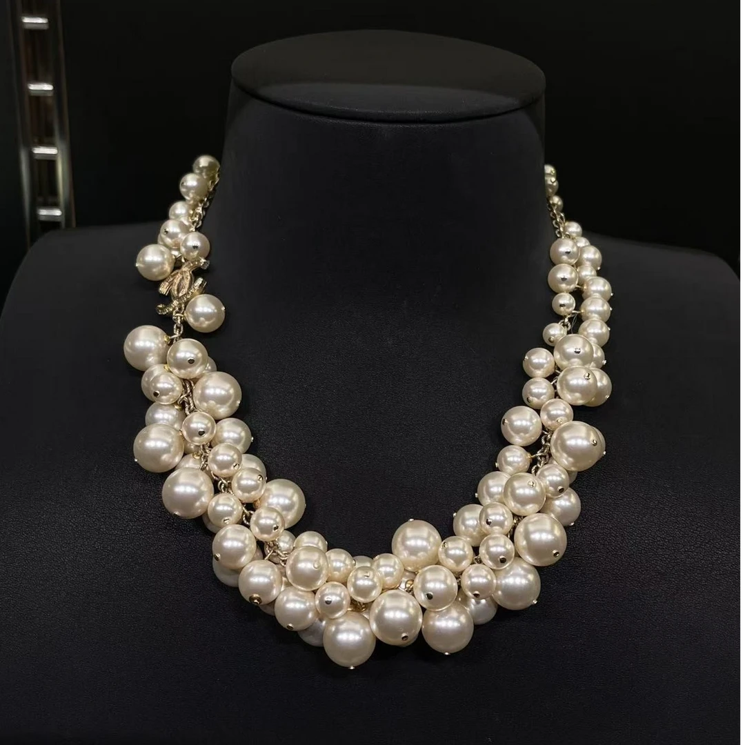 95新 Chanel/香奈儿 中古珍珠项链/MJ53120