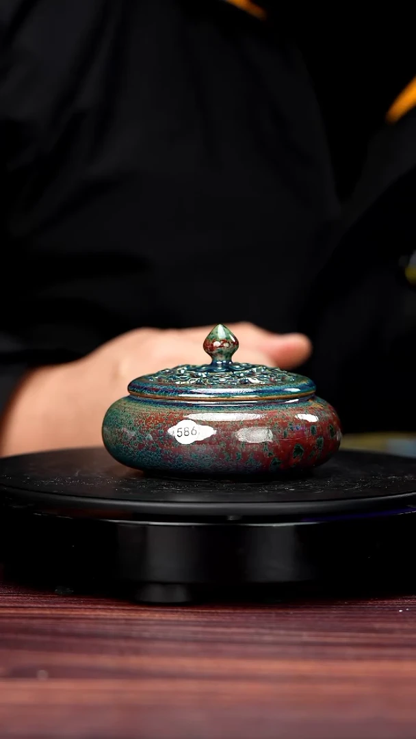 其他钧瓷586#于大鹏一级品原矿钧瓷香炉