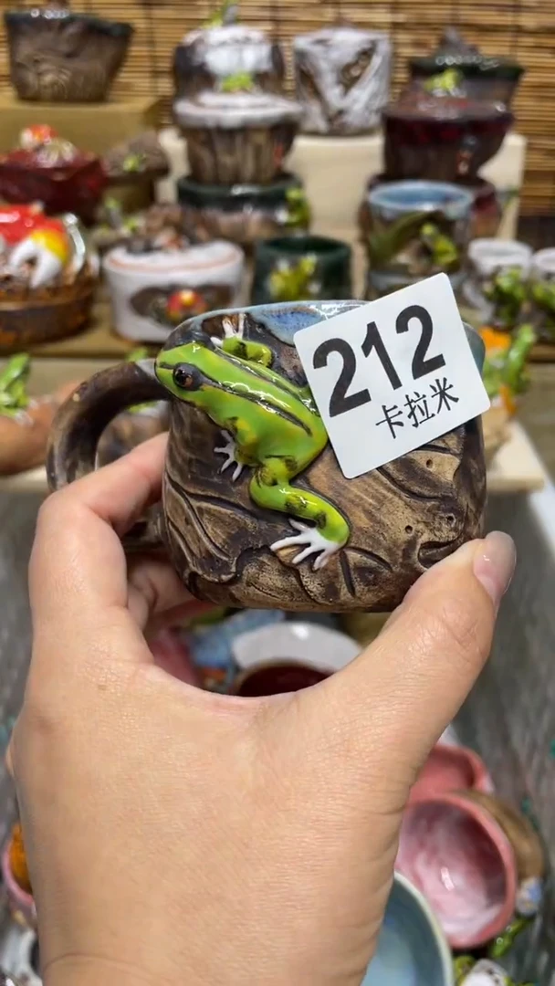王****川212精美粗陶手工柴烧