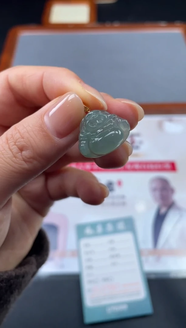【闪购商品】定制翡翠18K金镶嵌02-23HDJT0137568