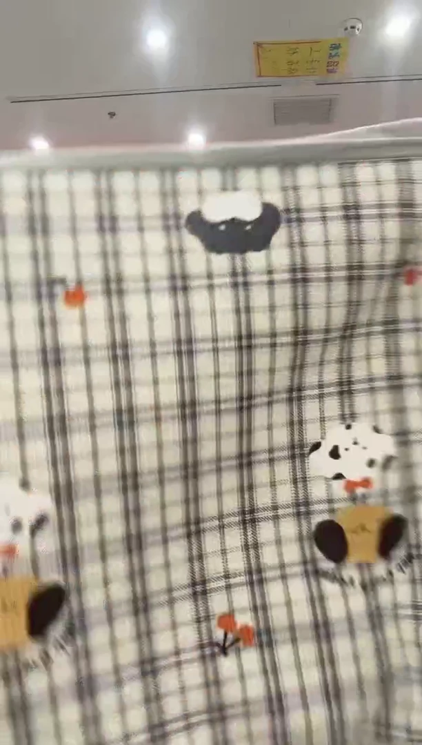 棉婴儿绒床盖2*2.3 格调狗