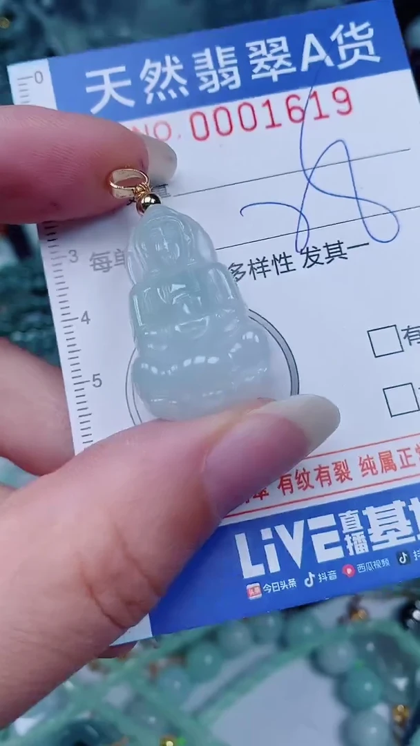 翡翠未镶嵌颈饰00001619