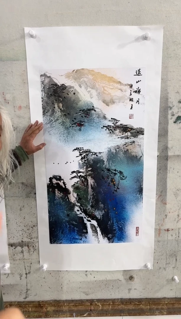 【闪购商品】书法薛晓平精品山水画