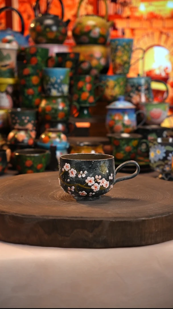 油画   釉下彩   杯子