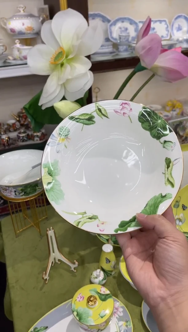 45%以上骨粉骨瓷8英寸深盘