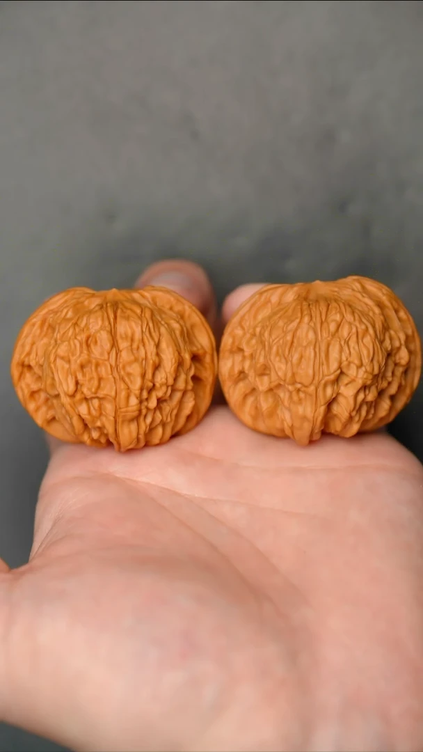 文玩核桃把件全品磨盘45