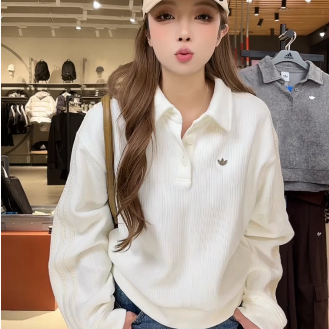 adidas CHENILLE POLO 针织运动时尚POLO衫 KS5982