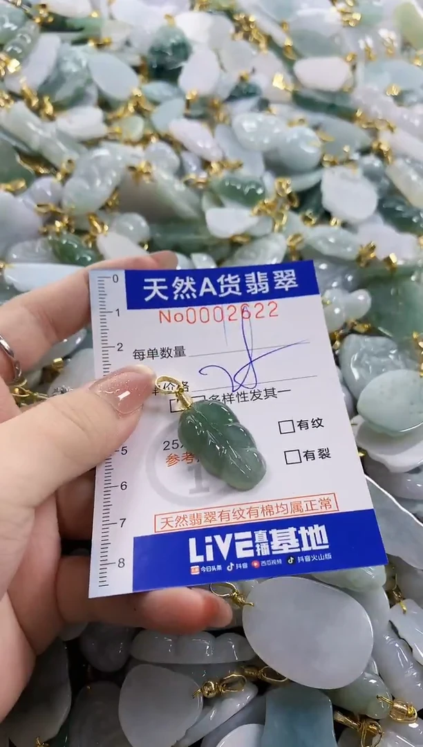 颈饰未镶嵌翡翠天然A货翡翠