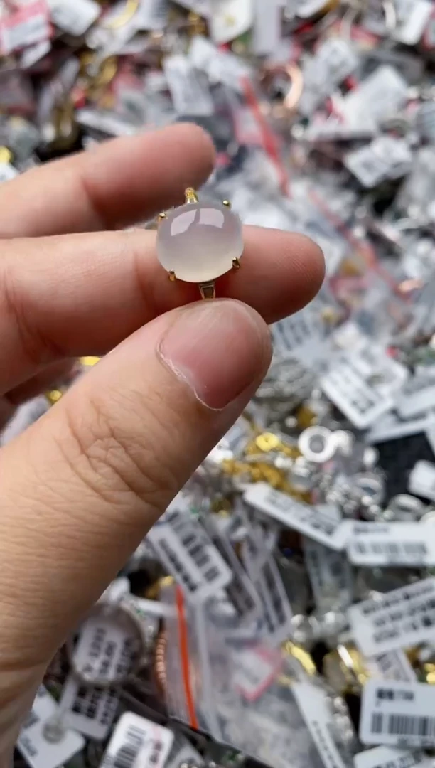 【闪购商品】翡翠戒指银S925镶嵌22222---8