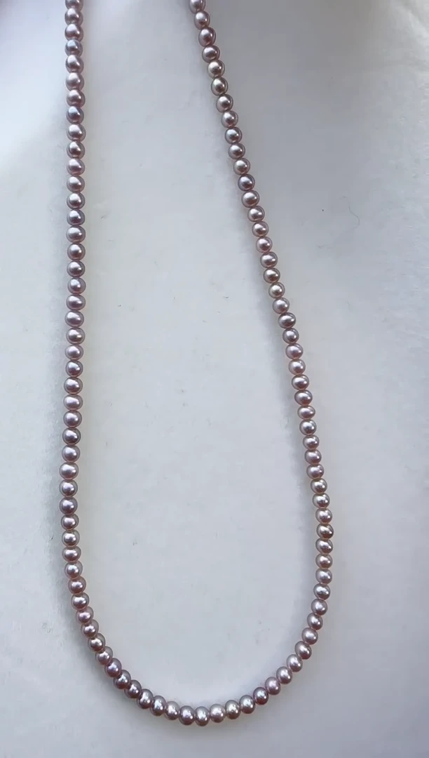 【闪购商品】淡水珍珠项链银S925镶嵌259定制