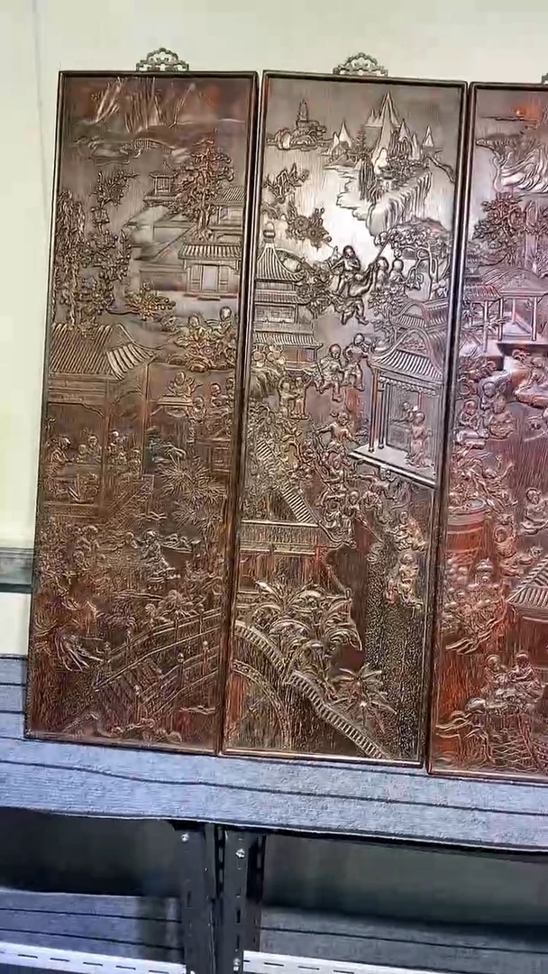 木紫檀雕刻一物一拍