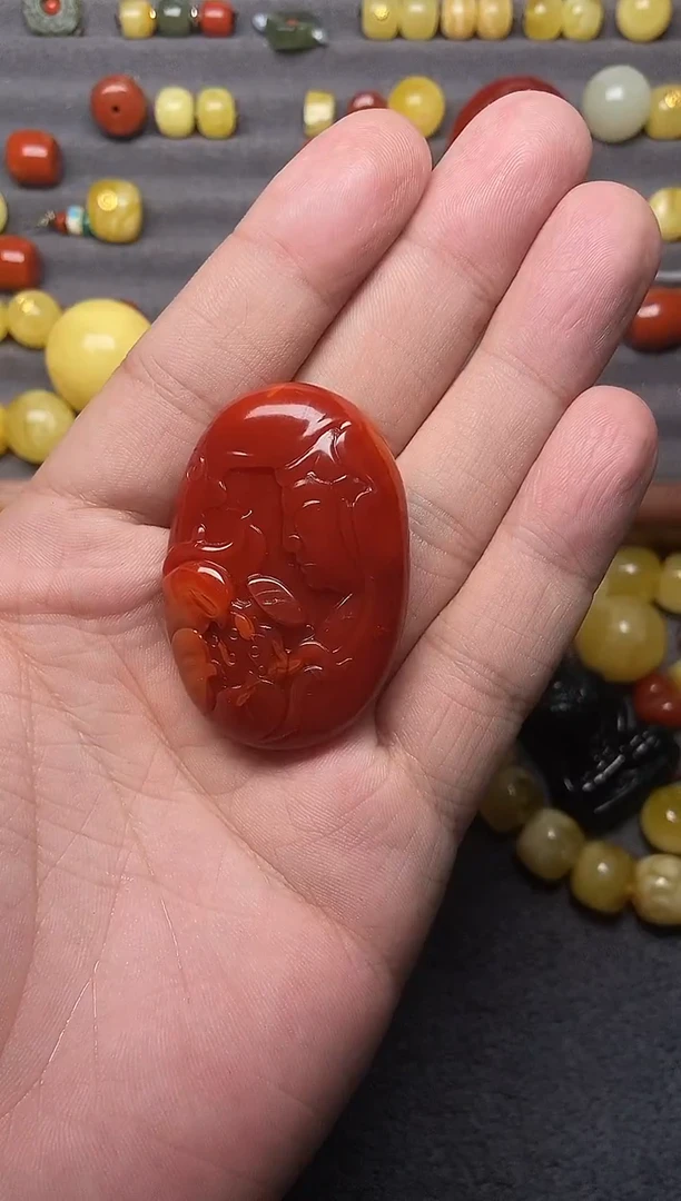 未镶嵌南红玛瑙珠宝奇石晓**露