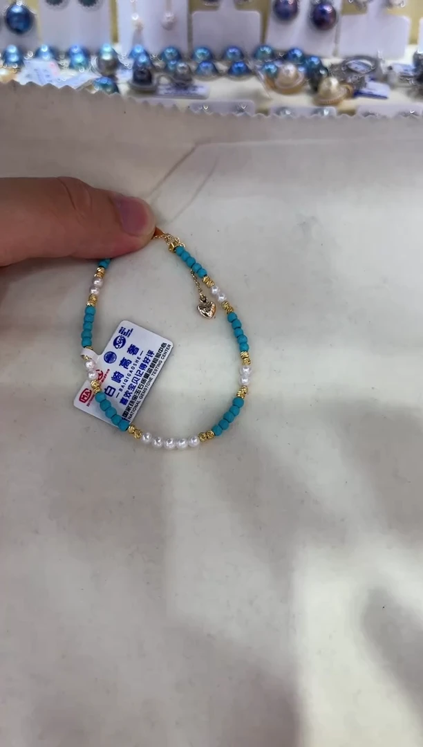 淡水珍珠手链未镶嵌非基地不带证书